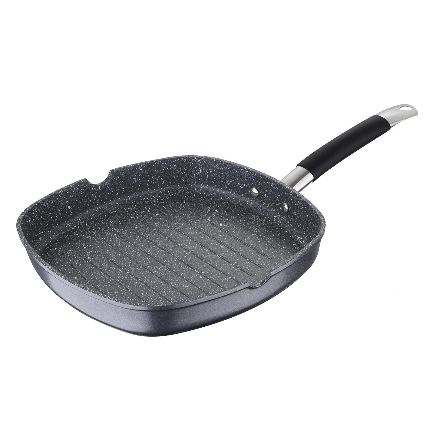 Sarten Grill 28x28 cm Aluminio Forjado Gris Home Edition - MasterPRO